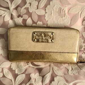 Kate Spade (limited edition) Patent Gold Wallet